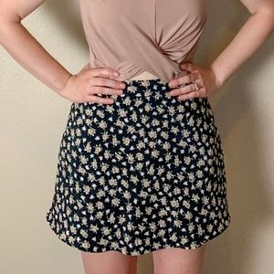 Floral High Waisted Skirt